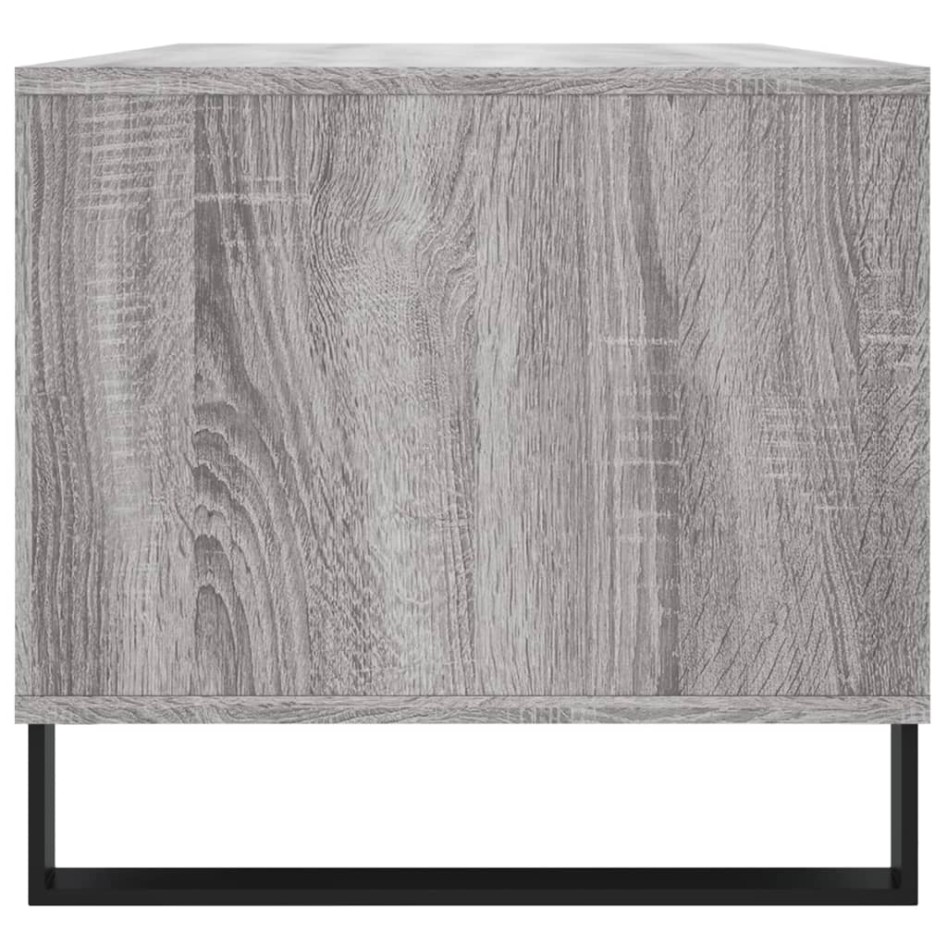 Mesa de centro madera contrachapada gris Sonoma 90x49x45