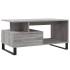 Mesa de centro madera contrachapada gris Sonoma 90x49x45