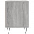 Mesita de noche 2 uds madera ingeniería gris Sonoma 40x35x50