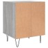 Mesita de noche 2 uds madera ingeniería gris Sonoma 40x35x50