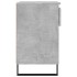 Mueble zapatero madera contrachapada gris hormigón 70x36x60