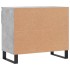 Mueble zapatero madera contrachapada gris hormigón 70x36x60