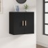 Armario de pared madera contrachapada negro 60x30x60