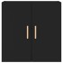 Armario de pared madera contrachapada negro 60x30x60