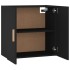Armario de pared madera contrachapada negro 60x30x60
