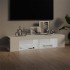 Mueble de TV con luces LED blanco 135x39x30