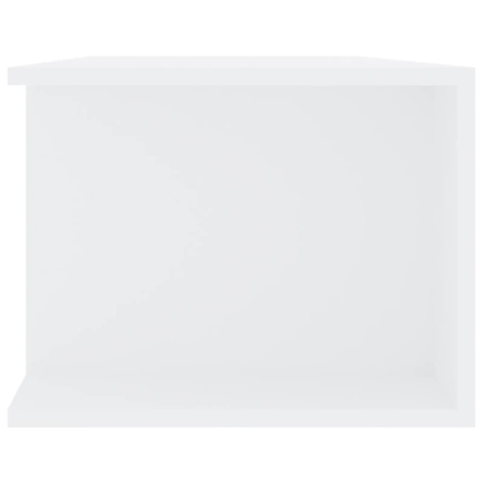 Mueble de TV con luces LED blanco 135x39x30