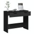 Mesa consola madera de ingeniería negro 90x36x75