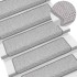Alfombrillas autoadhesivas sisal 15 uds platina 65x21x4