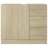 Armario para lavabo madera contrachapada color roble