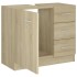 Armario para lavabo madera contrachapada color roble