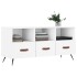 Mueble de TV madera de ingeniería blanco 102x36x50