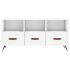 Mueble de TV madera de ingeniería blanco 102x36x50