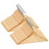 Juego de perchas para ropa 50 uds antideslizantes madera