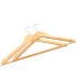 Juego de perchas para ropa 50 uds antideslizantes madera