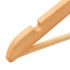 Juego de perchas para ropa 50 uds antideslizantes madera
