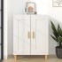 Aparador de madera contrachapada blanco 69,5x34x90