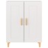 Aparador de madera contrachapada blanco 69,5x34x90