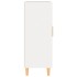 Aparador de madera contrachapada blanco 69,5x34x90