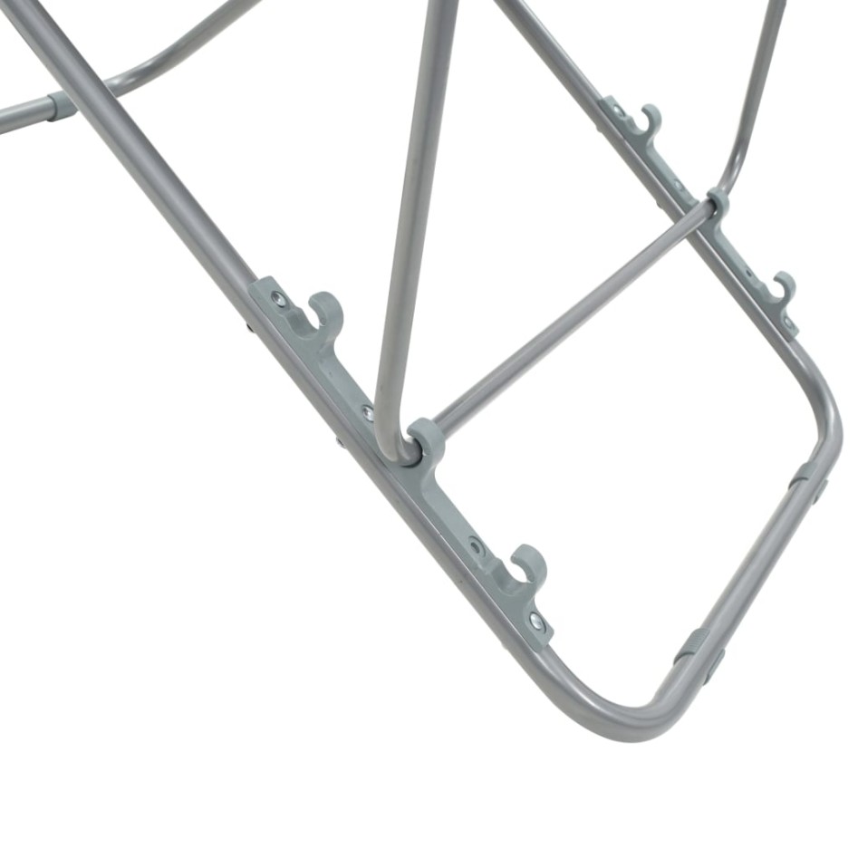 Sillas de playa plegables 2 unidades acero y tela oxford