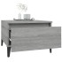 Mesas auxiliares 2 uds contrachapada gris Sonoma 50x46x35