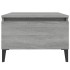 Mesas auxiliares 2 uds contrachapada gris Sonoma 50x46x35