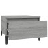 Mesas auxiliares 2 uds contrachapada gris Sonoma 50x46x35
