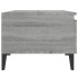 Mesas auxiliares 2 uds contrachapada gris Sonoma 50x46x35