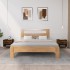 Mesitas de noche 2 uds contrachapada roble ahumado 50x46x50