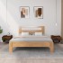 Mesitas de noche 2 uds contrachapada roble ahumado 50x46x50