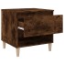 Mesitas de noche 2 uds contrachapada roble ahumado 50x46x50