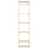 Estante de pared escalera madera de cedro 41,5x30x176