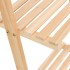 Estante de pared escalera madera de cedro 41,5x30x176