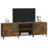 Mueble de TV madera de ingeniería roble ahumado 150x30x50