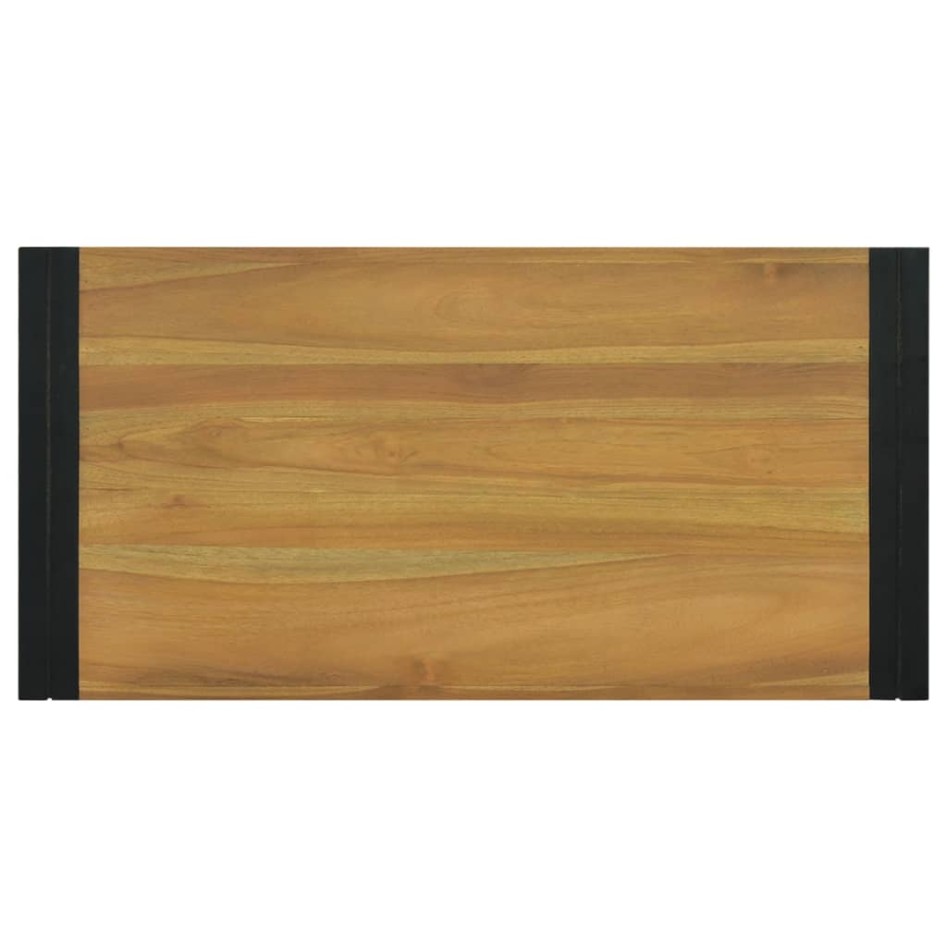 Armario de baño madera maciza de teca 90x45x35