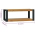 Armario de baño madera maciza de teca 90x45x35