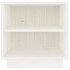 Mesitas de noche 2 uds madera maciza de pino blanco 40x34x40