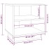 Mesitas de noche 2 uds madera maciza de pino blanco 40x34x40