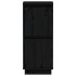 Aparador 2 uds madera maciza de pino negro 31,5x34x75
