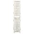 Biombo de 4 paneles madera blanco envejecido 140x165