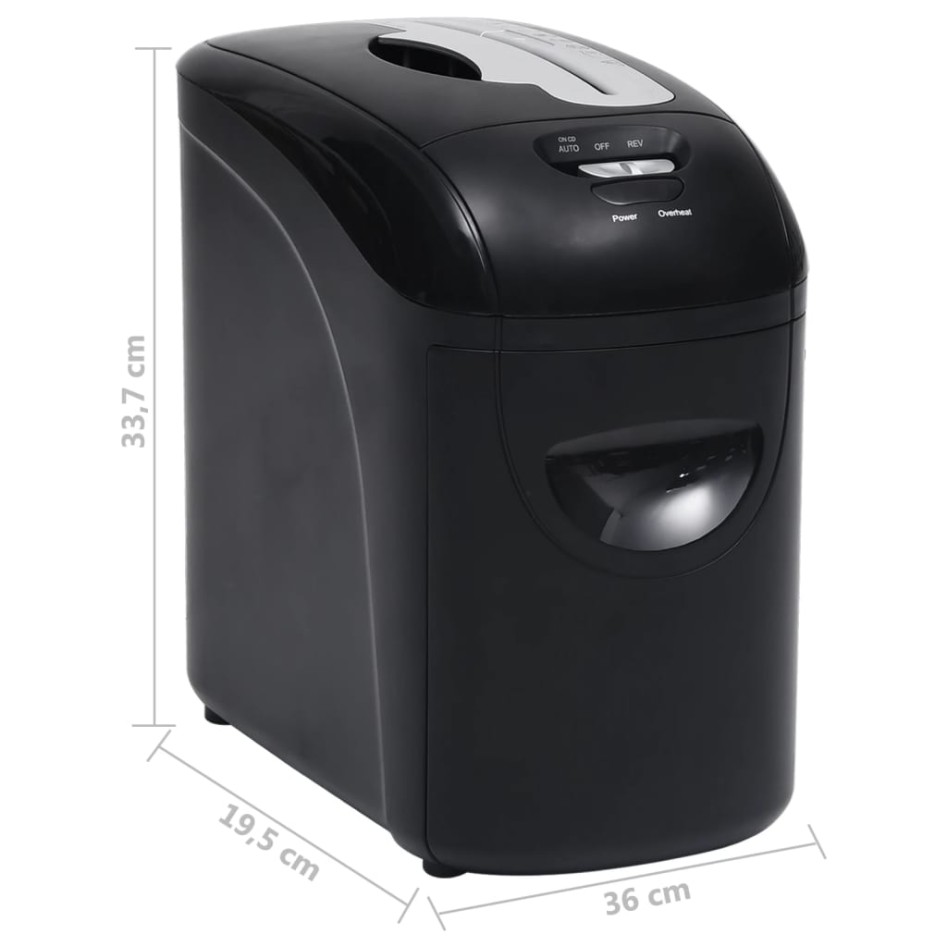 Trituradora de papel 10 hojas microcorte