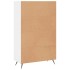 Aparador alto madera de ingeniería blanco 69,5x31x115