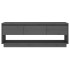 Mueble de TV de madera maciza de pino gris 110,5x34x40