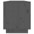 Mueble de TV de madera maciza de pino gris 110,5x34x40