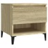 Mesas auxiliares 2 uds madera roble Sonoma 50x46x50