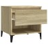 Mesas auxiliares 2 uds madera roble Sonoma 50x46x50