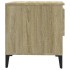 Mesas auxiliares 2 uds madera roble Sonoma 50x46x50