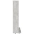 Estantería para CD contrachapada gris hormigón 102x23x89,5
