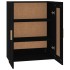 Armario de pared madera de ingeniería negro 69,5x32,5x90