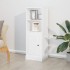 Aparador madera contrachapada blanco brillo 36x35,5x103,5